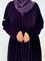 عباية تاليا مخمل كسرات كوري موف