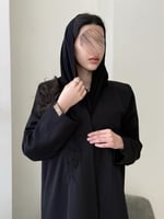 كولكشن العيد | عباية فراشه بقماش كريب ايطالي بحياك...