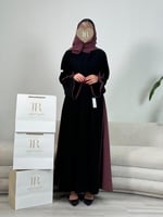 عباية راقيه عنابي