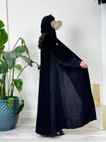 عباية هتان ا كريب الابداع مع كريب مربعات