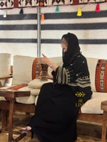 عباية امجاد بقماش كريب الاناقه تدخيلات ملكي مطرز ذ...