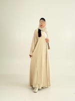 عباية نوريه بقماش كريب انترنت بارد بتخريم كمبيوتر...