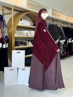 تشكيلة شتاء 2024 - عباية ريتان كريب الابداع ومخمل...