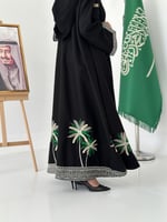 عباية الحاكمة بقماش الاناقه مطرز