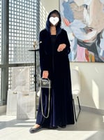 تشكيلة شتاء 2024 - عباية داليا كلوش مخمل نسخة شتوي...