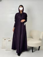 تشكيلة شتاء 2024 - عباية ميلينا بقماش شامواه مطرز...