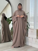 عباية بلانكا نصف بشت - لحمي