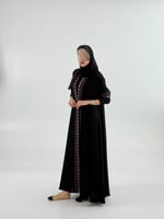 عباية عقيله بقماش انترنت بتطريز موف