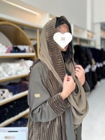 تشكيلة شتاء 2026 - عباية وجد كريب مع مخمل مكسر زيت...