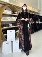 تشكيلة شتاء 2024 - عباية ارامينتا تدخيلات مخمل مطر...