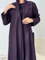 تشكيلة شتاء 2024 - عباية ميلينا بقماش شامواه مطرز...