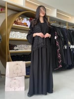عباية لندا بقماش انترنت تدخيلات مع جبير اسود