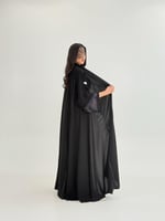 عباية امجاد بقماش انترنت كويتي بتحديد كريب فويل نا...