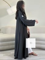 عباية بلاك بيري دبل كلوش - اخضر داكن