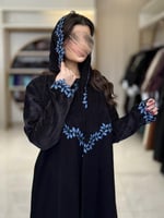 عباية شجن بقماش مخمل تركي تدخيلات كريب الابداع بدا...