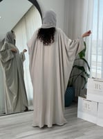 عباية بلانكا نصف بشت - نوود