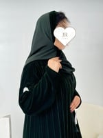 عباية تاليا مخمل كسرات كوري زيتي