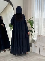 عباية مينا | طبقات صيفي كحلي