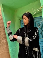 عباية نجران صيفيه بقماش كريب الابداع