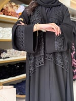 عباية لندا بقماش انترنت تدخيلات مع جبير اسود