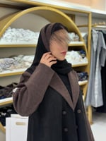 تشكيلة شتاء 2026 - عباية بريانا بقماش شامواه تدخيل...