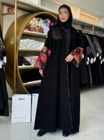 عباية نوفيلا بقماش كريب الابداع