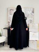 عباية سلمى ا بليزر اسود