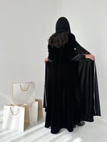 Winter collection ا عباية صوفيا مخمل مع جاكار - اس...