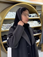 تشكيلة شتاء 2026 - عباية بريانا بقماش شامواه تدخيل...