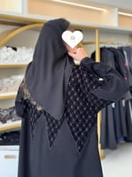 تشكيلة شتاء 2025 - عباية اكنان بقماش كريب الابداع...