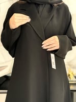 عباية سلمى ا بليزر اسود