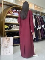 بليزر | ورد بقماش كريب باربي مبطن بساتان مزين بحيا...