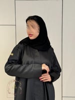 عباية حنين بقماش تفته برسم