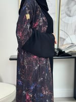 عباية رشا ا كحلي تدخيلات كم مربع مميز