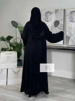 عباية عائشه | بقماش انترنت كويتي ازارير بالامام اس...