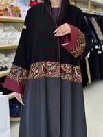 عباية ايفنت بقماش كريب الابداع مع دانسون بتطريز اح...