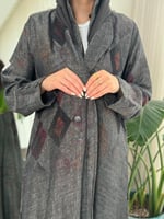 ميرفا | لنن مصبوغ رمادي