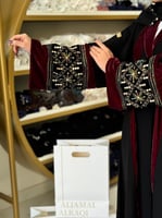 تشكيلة شتاء 2025 - عباية روسيل ملكي تدخيلات مخمل و...