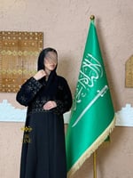 اليوم الوطني | عباية رؤية بقماش كريب الابداع بتطري...