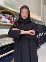 عباية ميثاء بقماش كريب الاناقة