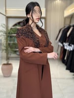 عباية إيليف بقماش كربب باربي تركي جملي ( طقم ثلاث...