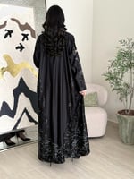 كولكشن العيد | عبايه بهجه بقماش تفته ياباني بتل مط...