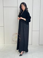 عباية لولو كريب جاكار مع كريب الابداع بشك