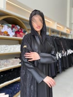 عباية بولين تفته ناعم مع دانيل بالجوانب اسود