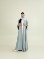 عباية نوريه بقماش كريب انترنت بارد بتخريم كمبيوتر...