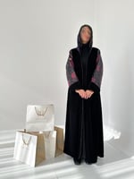Winter collection ا عباية غيوم مخمل اكمام جاكار -...