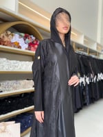 عباية بولين تفته ناعم مع دانيل بالجوانب اسود