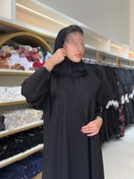 عباية ميثاء بقماش كريب الاناقة