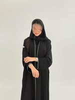 عباية امثال بقماش انترنت بتطريز تيفاني