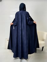 تشكيلة شتاء 2024 - عباية ميلينا بقماش شامواه مطرز...